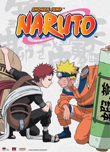 Naruto: Naruto vs. Gaara Wall Scroll