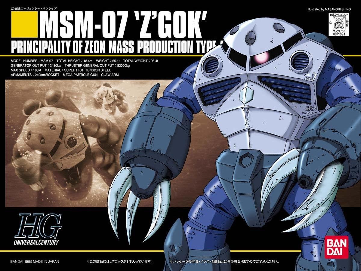 Gundam: Zgok HG Model