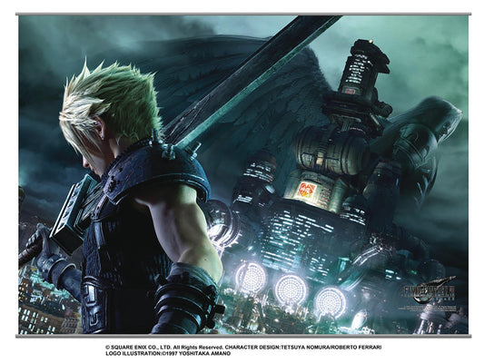 Final Fantasy VII Remake: Ex-Soldier vs. One Winged Angel Wall Scroll