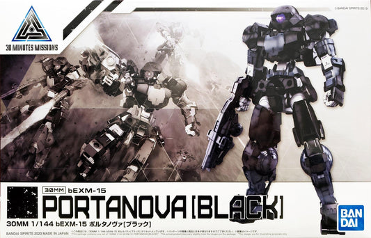 30 Minutes Missions: Portanova [Black] 1/144 Model