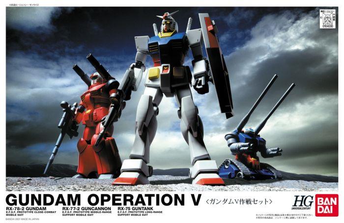Gundam: Gundam Operation V Set HG Model