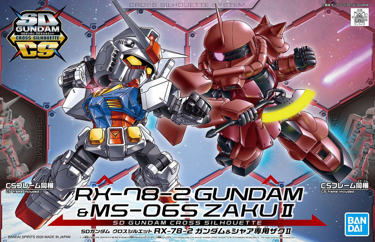 Gundam: RX-78-2 Gundam & MS-06S Zaku II SDCS Model