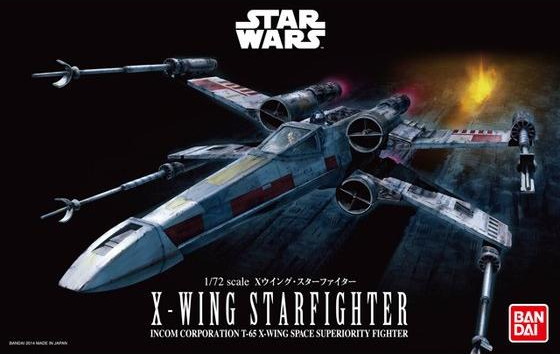 Star Wars: X-Wing Starfighter 1/72 Scale Model