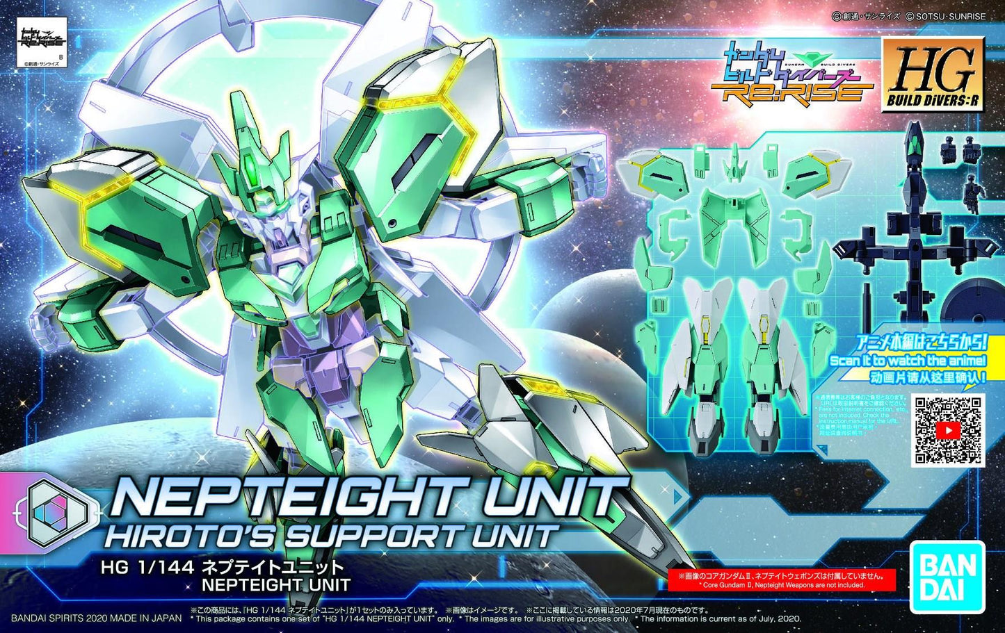 Gundam: Nepteight Unit HG Model Option Pack