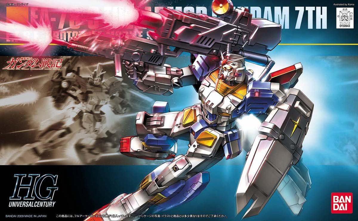 Gundam: Full Armour Gundam 7th HG Model