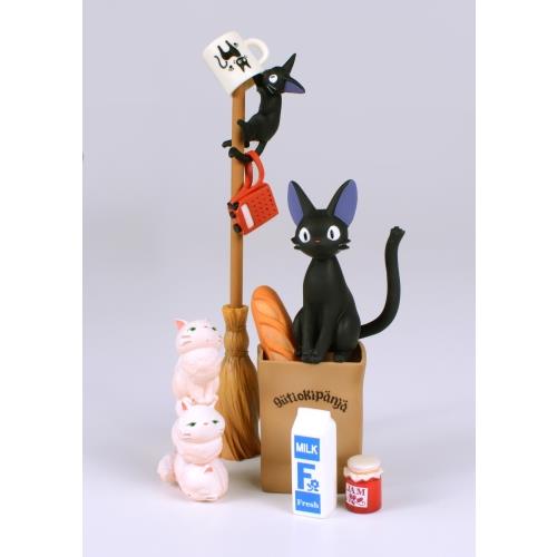 Kiki's Delivery Service: Jiji Nosechara Stacking Figure Set