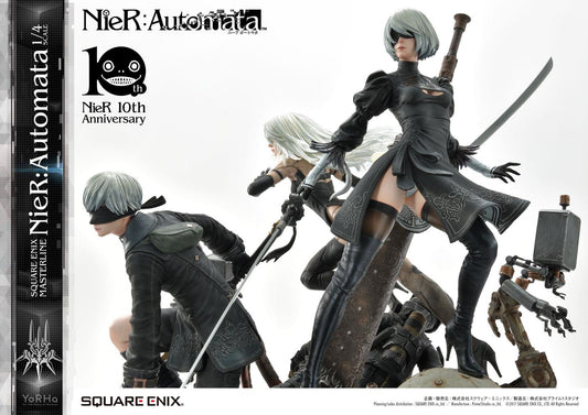 Nier Automata: 2B, 9S, and A2 Group 1/4 Scale Masterline Figure