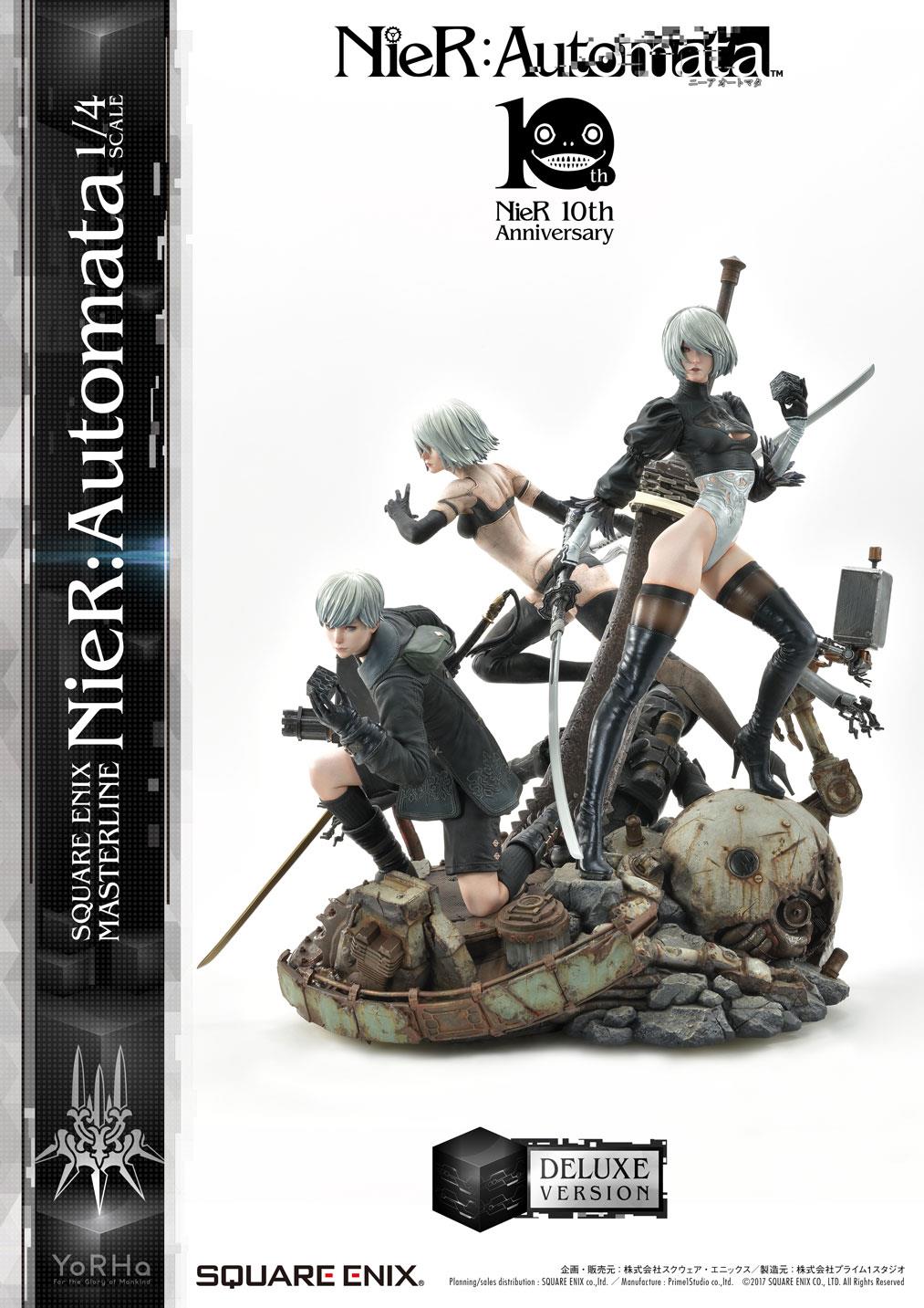 Nier Automata: 2B, 9S, and A2 Group Deluxe 1/4 Scale Masterline Figure