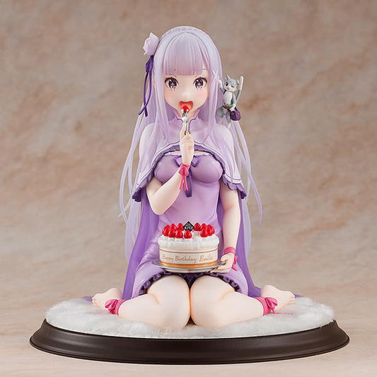 Re:Zero: Emilia Birthday Cake Ver. 1/7 Scale Figurine