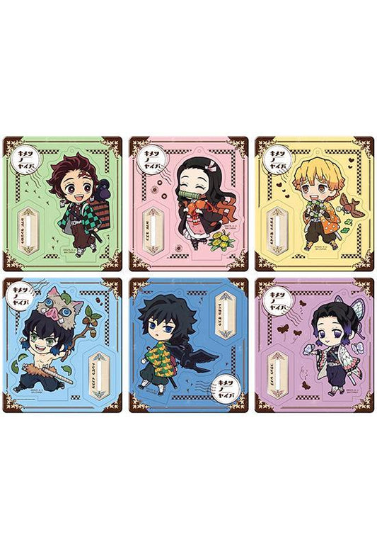 Demon Slayer: Retro Acrylic Stand Outing Set Colourful Ver. (1 Random Blind Box)