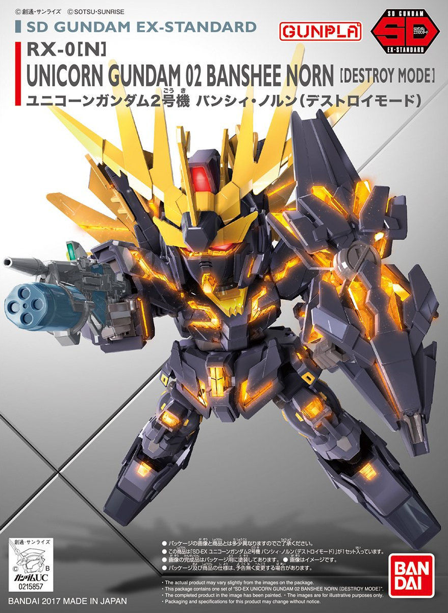 Gundam: Unicorn Gundam 02 Banshee Norn [Destroy Mode] SDEX Model