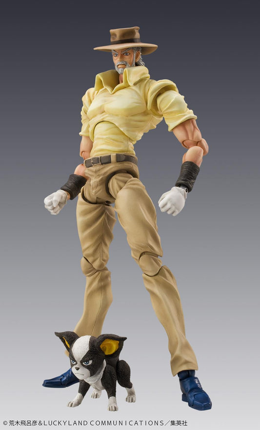 Jojo's Bizarre Adventure: Joseph Joestar & Iggy Super Action Statue