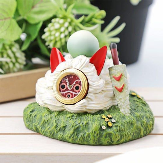 Princess Mononoke: Upon San's Mask Statue Desk Clock