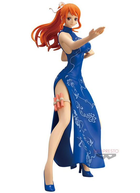 One Piece: Nami Kung Fu Style Blue Ver. Glitter & Glamours Prize Figure