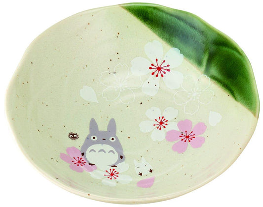My Neighbour Totoro: Totoro Traditional Japanese Salad Plate/Bowl (Sakura/Cherry Blossom)