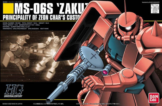 Gundam: MS-06S Char's Zaku II HG Model