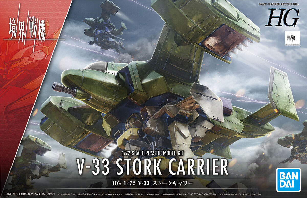 Kyoukai Senki: V-33 Stork Carrier HG Model