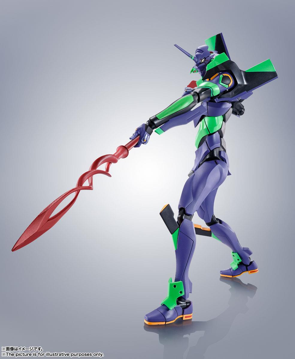 Evangelion: EVA-01 & Spear of Cassius -Renewal Colour Edition- Robot Spirits Side EVA Action Figure