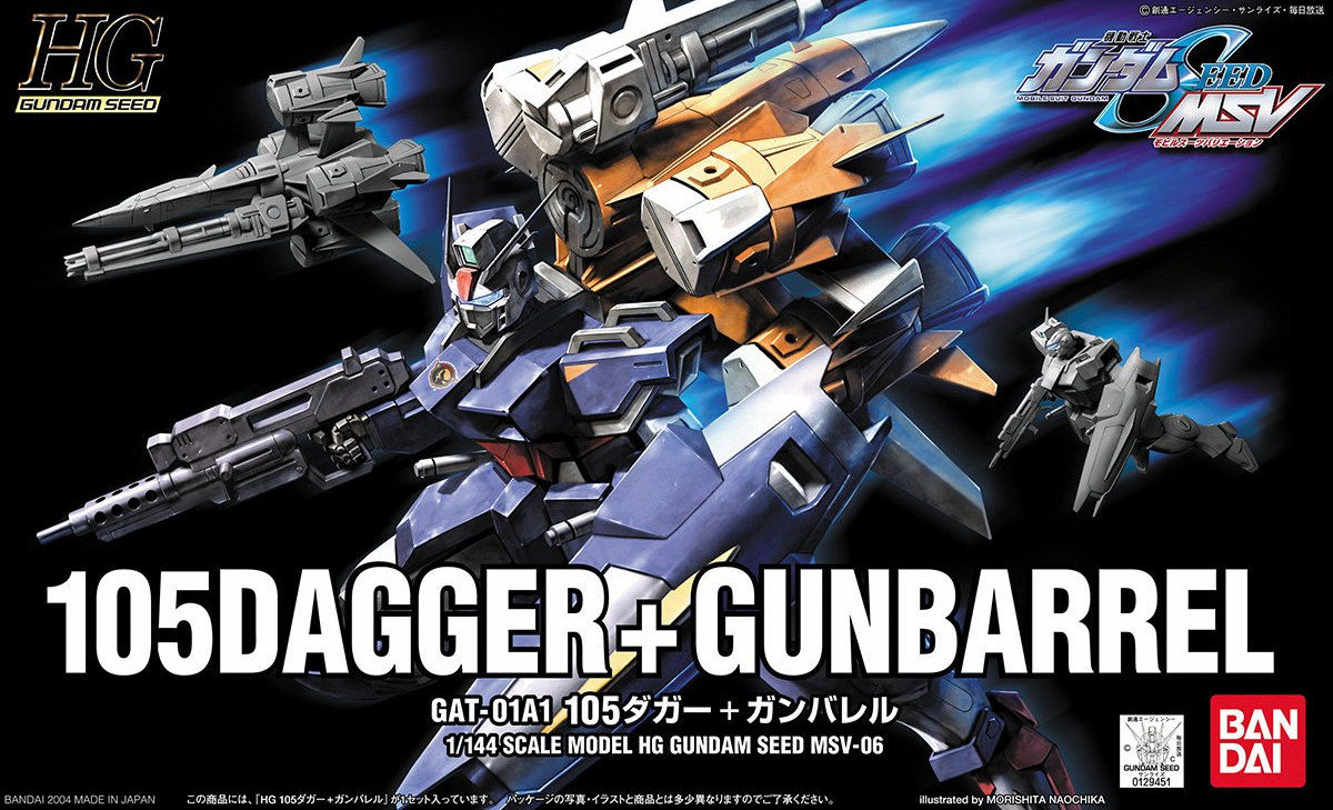 Gundam: 105Dagger+Gunbarrel HG Model