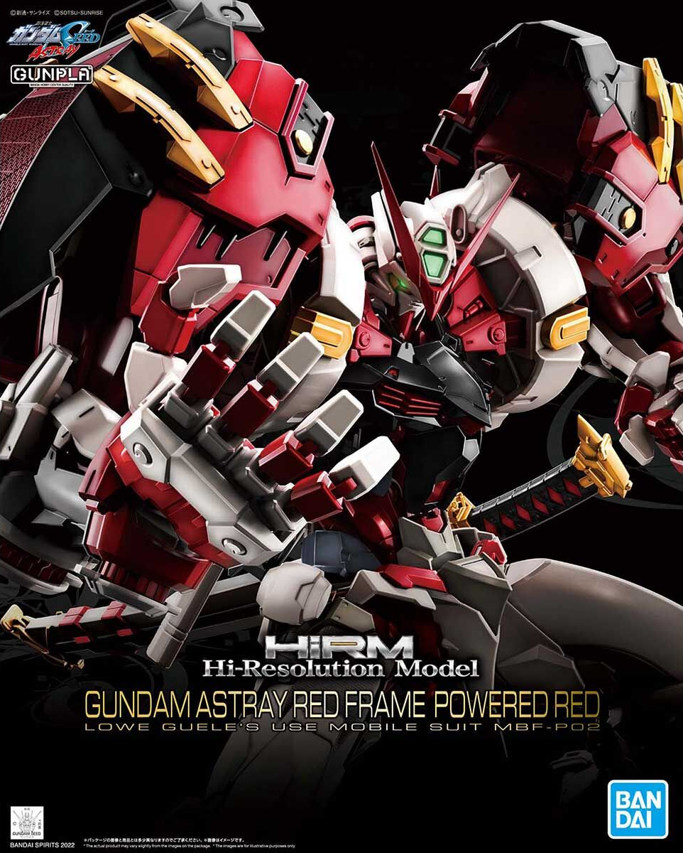 Gundam: Gundam Astray Red Frame Powered Red HiRM Model