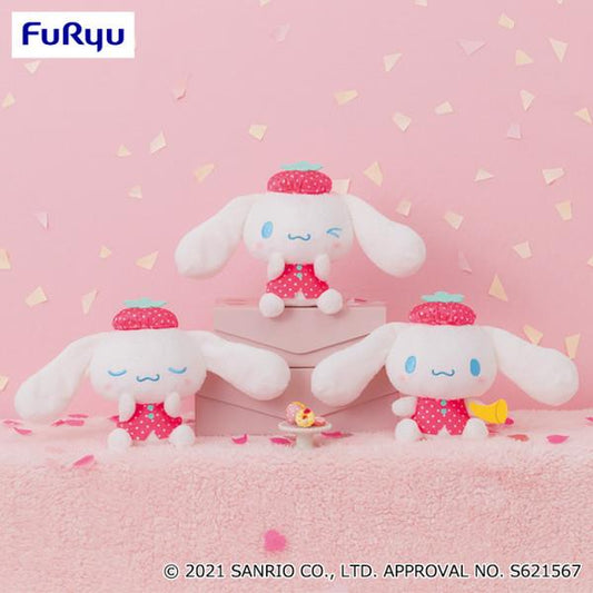 Sanrio: Cinnamoroll Eyes Open Strawberry Plush