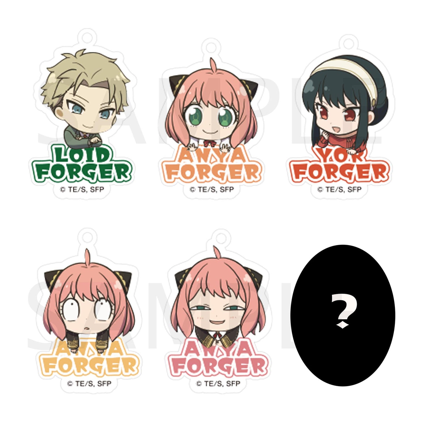 Spy x Family: 2.5 KyoroKyoro Acrylic Keychain Blind Box