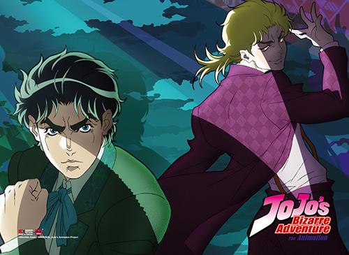 Jojo's Bizarre Adventure: Jonathan & Dio Suits Fabric Poster