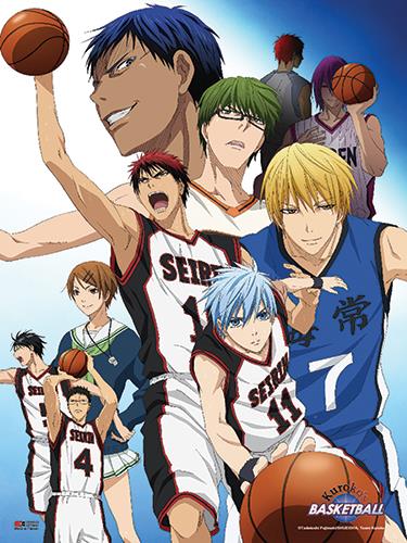 Kuroko's Basketball: Group Blue Fabric Poster