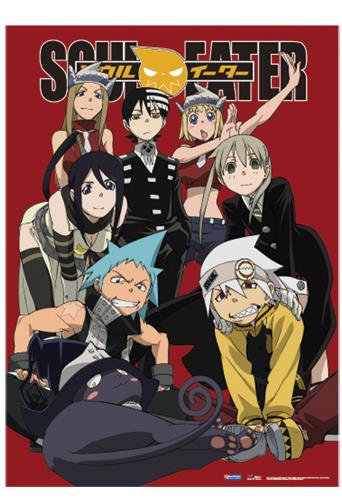 Soul Eater: Group Smile Fabric Poster