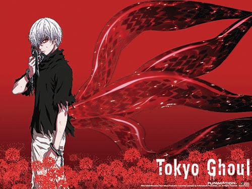 Tokyo Ghoul: Kaneki Kagune Red Fabric Poster