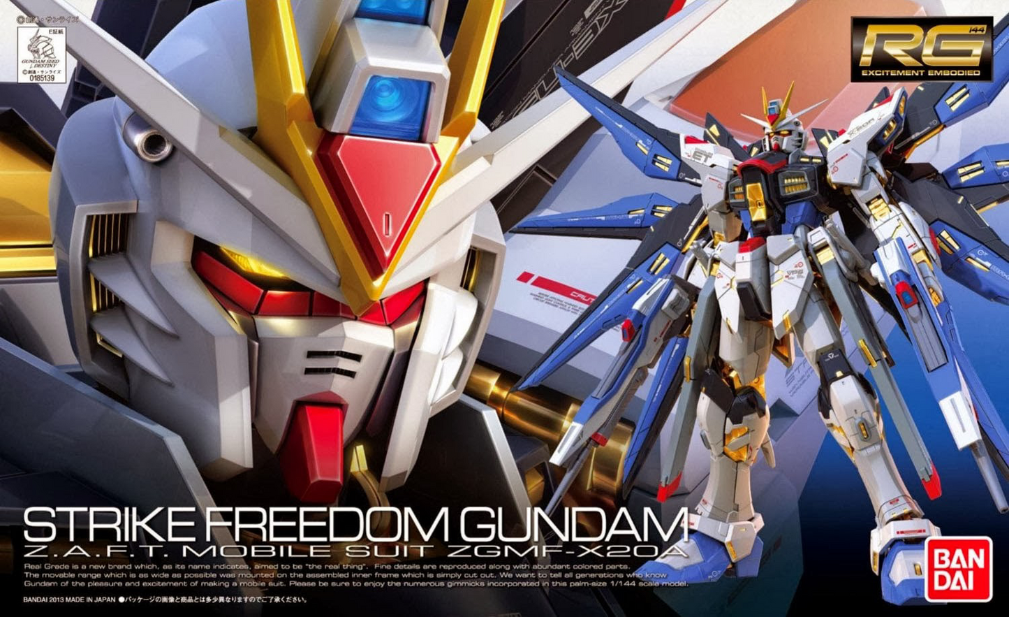 Gundam: Strike Freedom RG Model