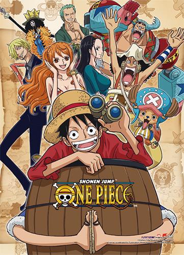 One Piece: Group Barrel Hi-End Wall Scroll