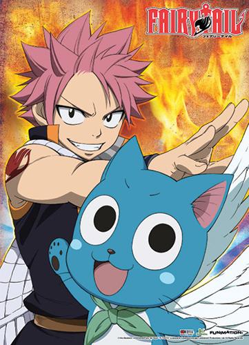 Fairy Tail: Natsu & Happy Fired Up Wall Scroll