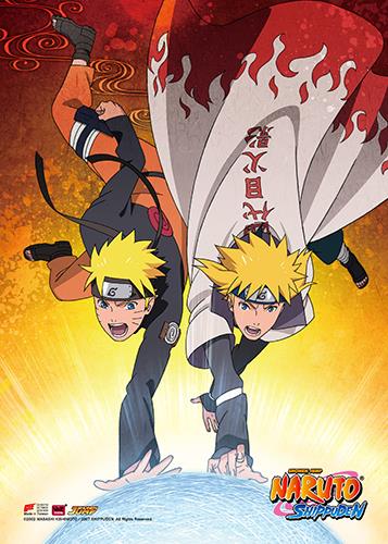 Naruto Shippuden: Naruto & Minato Rasengan Wall Scroll