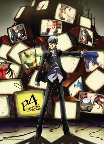 Persona 4: Yu & TVs Wall Scroll