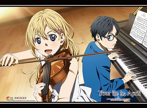 Your Lie in April: Music Ensemble Wall Scroll