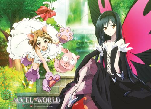 Accel World: Group Play Time Wall Scroll