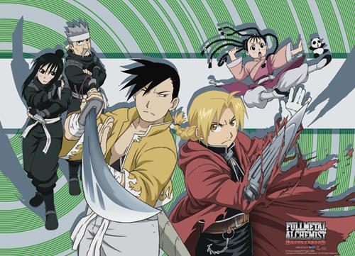 Fulletal Alchemist Brotherhood: Ling Group Wall Scroll