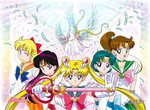 Sailor Moon: Scouts & Princesses Wall Scroll