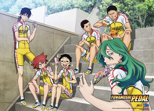 Yowamushi Pedal: Group Stairs Wall Scroll
