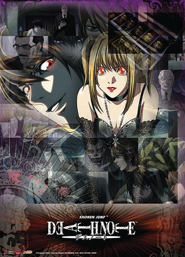 Death Note: Light & Misa Collage Wall Scroll