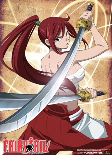 Fairy Tail: Erza Samurai Requip Wall Scroll