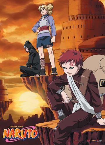 Naruto: Gaara & Siblings Wall Scroll