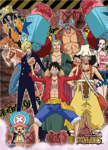 One Piece: Straw Hat Pirates Keep Out Wall Scroll