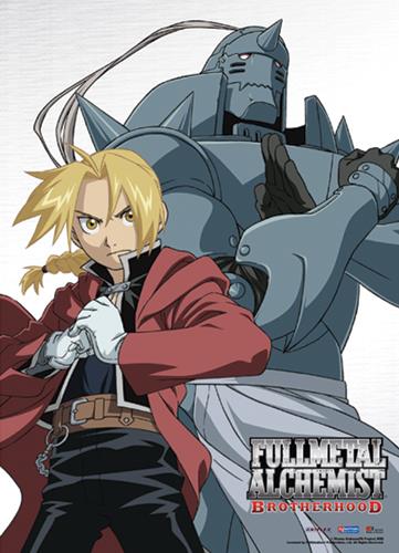 Fullmetal Alchemist Brotherhood: Ed & Al Battle Ready Fabric Poster
