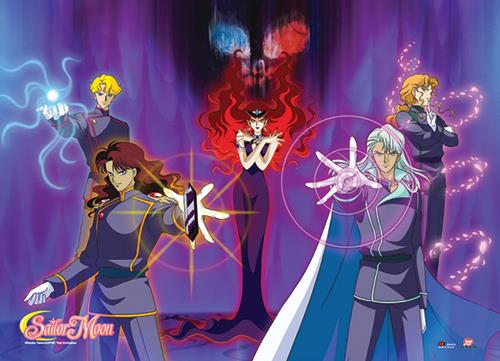 Sailor Moon: Queen Beryl Group Fabric Poster