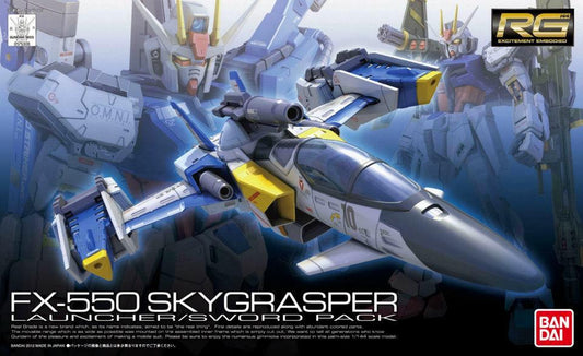 Gundam: Sky Grasper + Sword/Launcher Pack RG Model