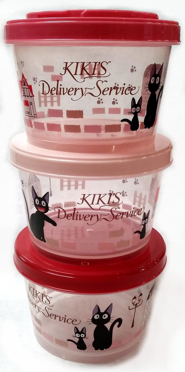 Kiki's Delivery Service: Stackable Kiki's Town Cylinder Lunch Carrier Set of 3