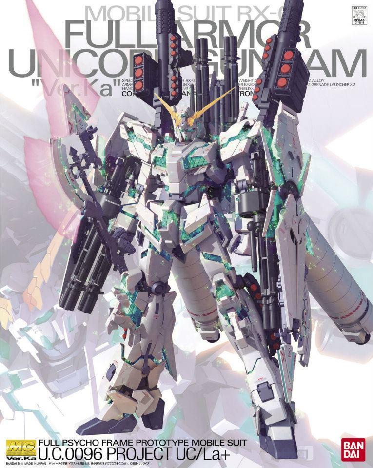 Gundam: Full Armour Unicorn Gundam Ver Ka MG Model