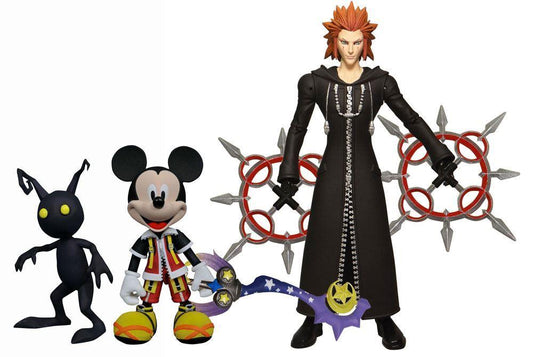 Kingdom Hearts II: Mickey, Axel & Shadow Collector's Action Figure Set
